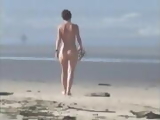 Walking on beach