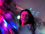 Sexy cuties get fully crazy and nude at hardcore party 