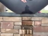 Pissing In Her Yoga Pants