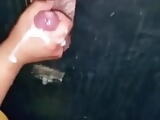 Amateur Gloryhole cumshot on camera