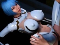 3D Busty Space Girl Jizzed Twice!