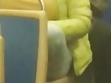Young bbw on the train