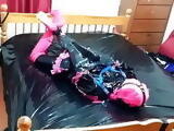 Sissy Maids Self Bondage Armbinder Hogtie