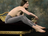 Super hot naked gymnastics with Klara Lookova