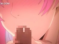 Busty hentai princess gets mouth fucked hard